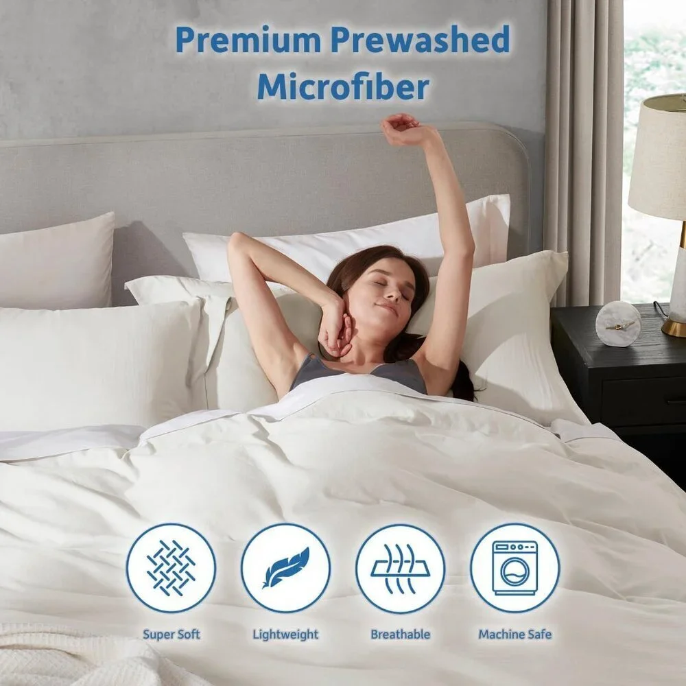 Hearth & Harbor Full Duvet Cover Set - Full Soft